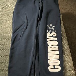 Nike Navy Dallas Cowboys Sweatpants with White Team Script